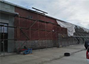 H Steel Frame Steel Frame Warehouse , Pre Built Steel Buildings With Sandwich Wall Panel