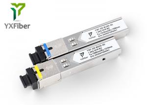 Quality SFP SC bidirectional 3KM 1310nm/1550nm ethernet Fiber Optic Transceiver Module for sale