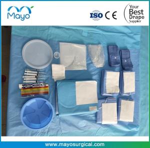 Quality Angiography Procedure Surgical Cardiovascular Pack With All In One for sale