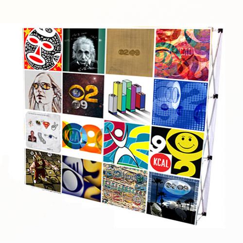 Buy Custom Printed Trade Show Fabric Banner Stand Curtain Walls For Advertising at wholesale prices