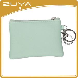 Quality PDF Embossed 10x3.2x1.7cm Leather Key Pouches PU Leather Card Holder Debossed for sale