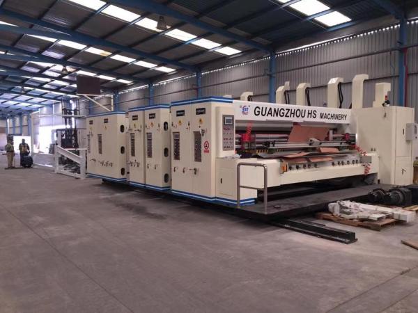 Buy Carton Stacker Corrugated Box Making Machinery Inline Folder Gluer at wholesale prices