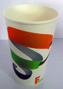 Quality OEM Service Disposable Paper Cups In Various Size , Customized Logo Printing for sale