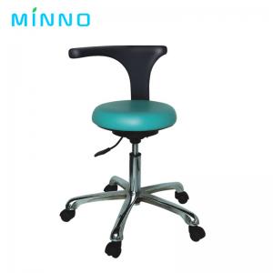China 360 Degree Dental Assistant Stool PU Leather Armrest Dental Office Chairs on sale
