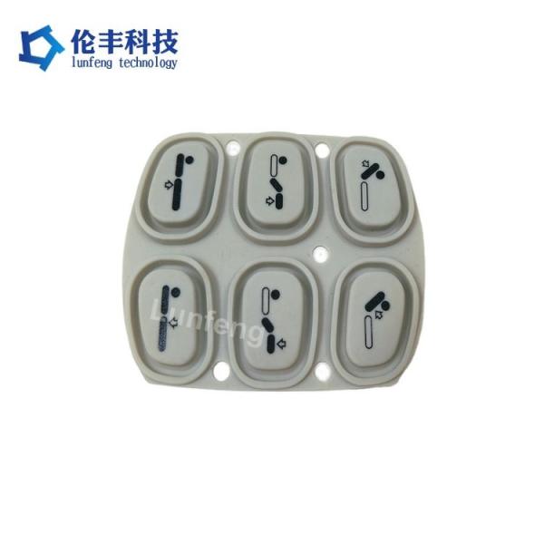 Buy 3m Adhesive Silicone Rubber Keypad with PET/PC and Backadhesive 3M 467 MP Key Option Embossing Button at wholesale prices