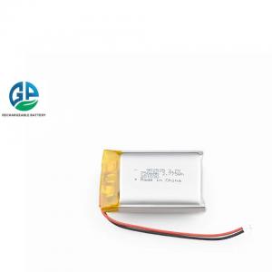 China 902535 750mah 3.7v Lithium Polymer Rechargeable Battery In Kids Cars on sale