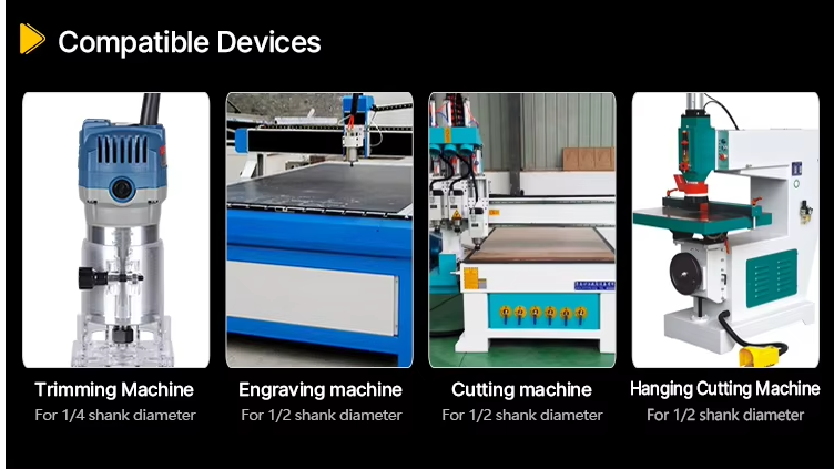 65Mn ISO9001 Certified Cabinet Miter Router Bit with Bowl Groove for Woodworking Milling Cutter