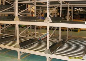 Quality Q235B Logistic Easy Intall Flow Pallet Racking , Gravity Flow Shelving for sale