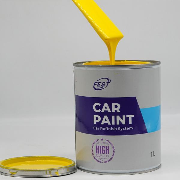 Buy Automotive 2k Paint Paint Yellow Car Refinish Paint Gravity Feed 1.2-1.4mm at wholesale prices