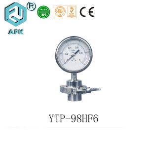 Quality Liquid Filled Gas Pressure Test Gauge Long Lifespan CE Certification 98mm for sale