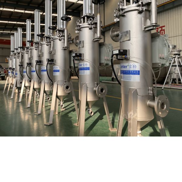 Customizable Pneumatic Air Cylinder Pushing Automatic Self Cleaning Filters For Industrial Filtration