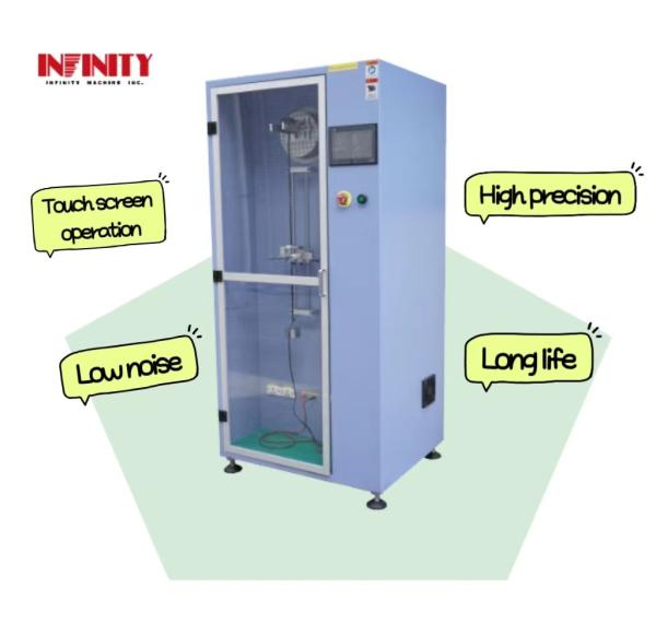 Buy PLC Control Touch Screen Automatic Testing Wire Swing Life Tester at wholesale prices