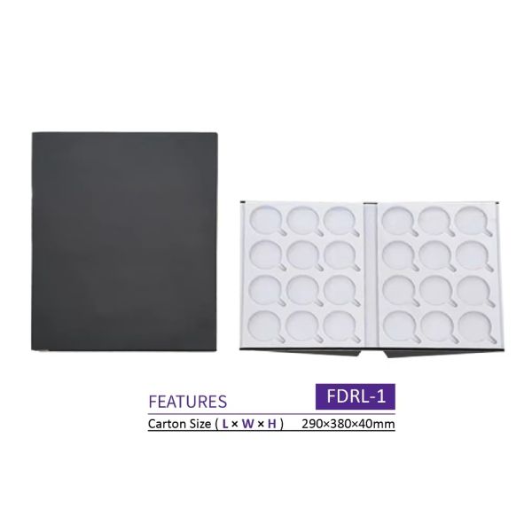 River Brand FDRL-1 24PCS Eyeglass Lens & Sunglass Display Stand, Case and Book