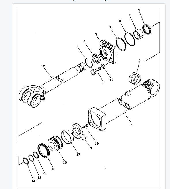 707-99-64010 7079964010 Lift Cylinder Seal Kit Excavator Komatsu Wheel Loader Seals