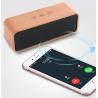 Private Label Outdoor Passive Wooden Wireless Speaker with 6 - 8H Playback Time for sale