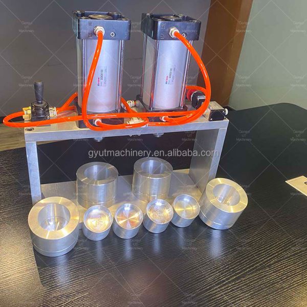 Small Mini Manual Hand Home Pneumatic Desktop Square Salt Powder Shampoo Ball Machine