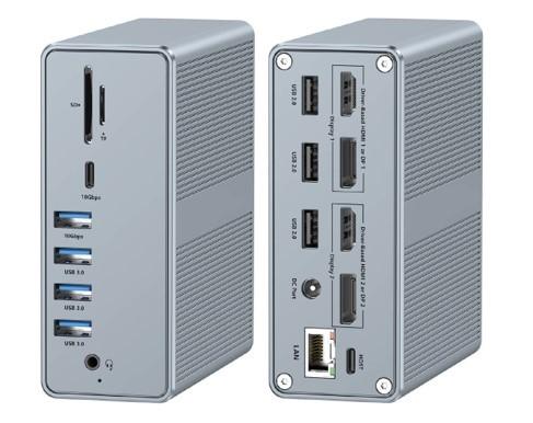 Buy Seamless Integration USB-C Docking Station with 10Gbps Transmission Rate Up To 120W at wholesale prices