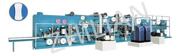 Buy Daily Use Panty Liner Machine Panty Shield Machine Cross Direction at wholesale prices
