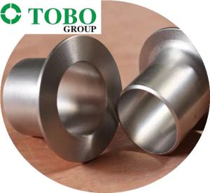 Quality 1/2 in -48 in Schedule 5S to schedule 80 ASME B16.9 ASME B363 EN1092 WPT2 Titanium Lap joint Stub End for sale