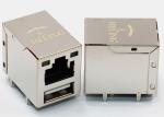 Brass Shielded Stacked USB HDMI RJ45 , Laptop RJ45 With USB Connector
