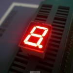 High brightness ultra red 0.39 lnch Single Digit 7 Segment Led Display common