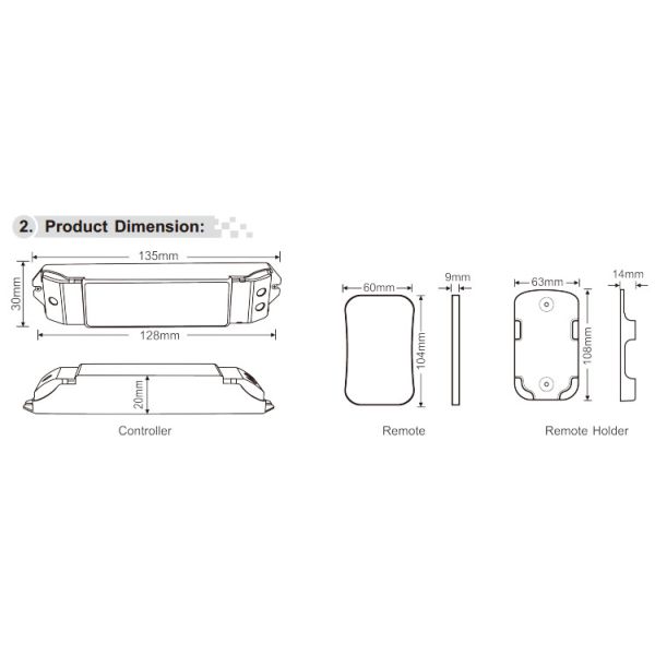 Dream Magic Pixel LED SPI Controller RF Ws2812 2811 2801 TLS3001 LPD6803