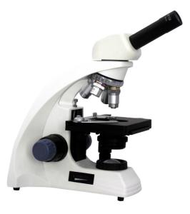 Quality 40x - 2000x Simple Binocular Microscope 3W LED Light Source 1 Year Warranty for sale