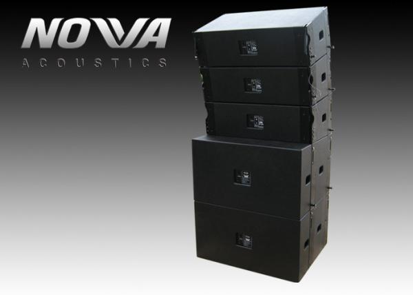 Active Line Array Powered Speaker System Dual 10'' With 2 Inch Driver