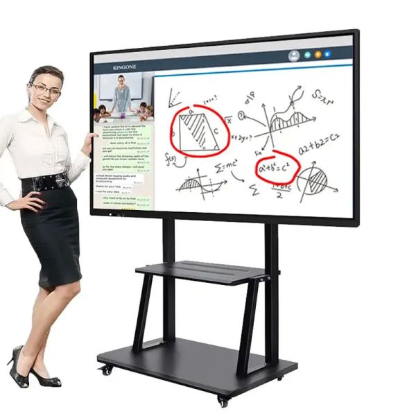 75 inch wall mounted Interactive Whiteboard 20 points touch screen for eduction