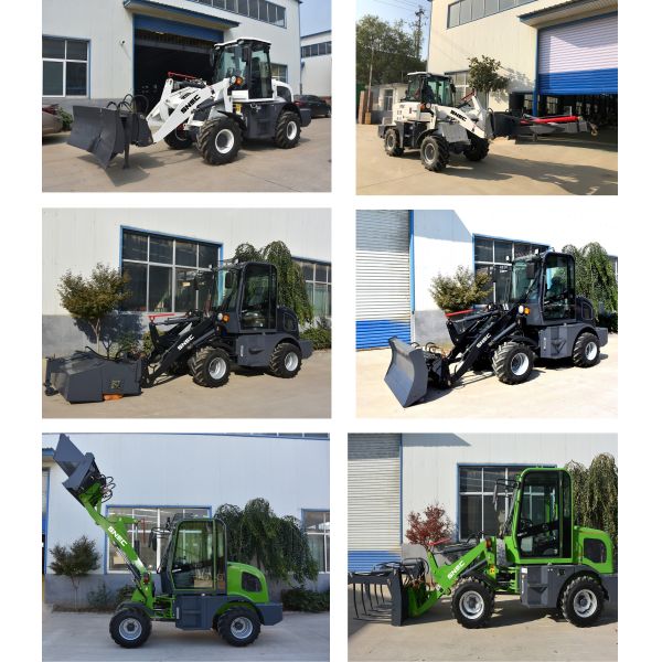 Front Wheel Loader Pala Cargadora With Quancheng Hydraulic Pump And Efficiency