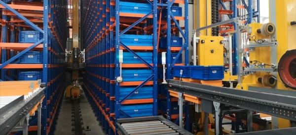 Buy 4 Aisles Automated Storage Retrieval System ASRS 4032 Cargo Spaces at wholesale prices
