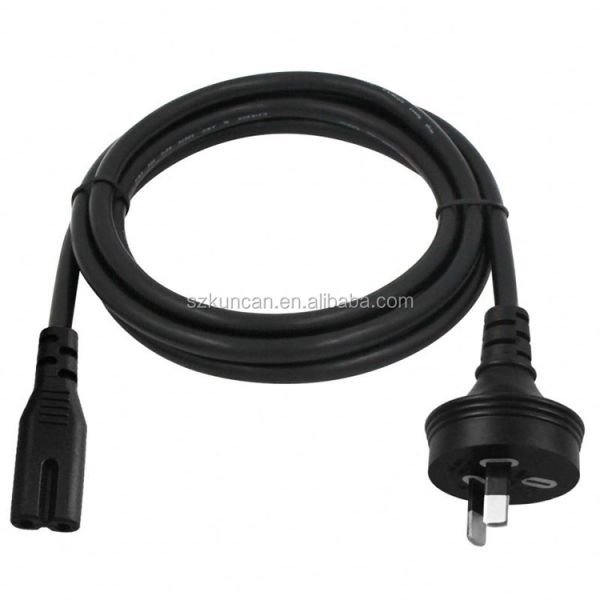 AU 2Pin to IEC C7 Power Cord H03VV-F 0.75mm2 Copper