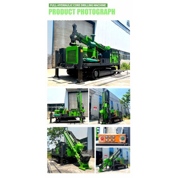 1000 Meter Geological Exploration Drilling Rig Multi Angle Fully Hydraulic Core Drilling Machine