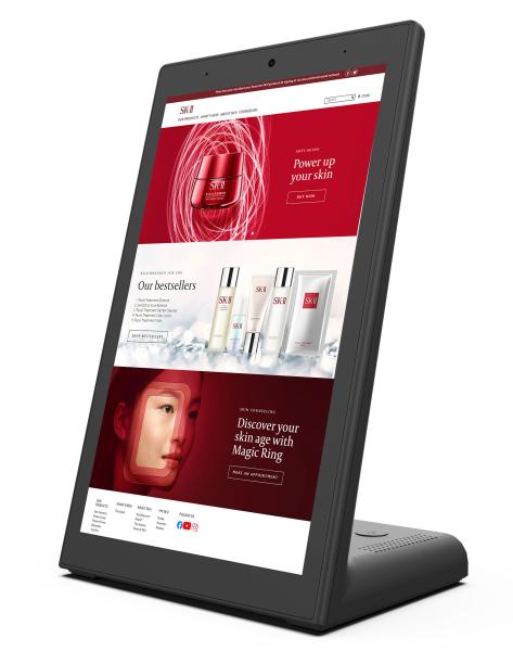 Buy Touch Screen Ordering Terminal Desktop Android 8.1 Tablet For Restaurant Menu at wholesale prices
