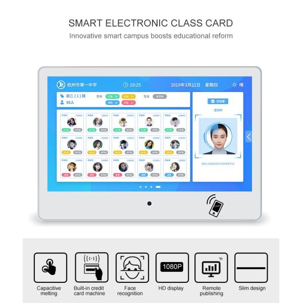 Class Card Children Campus Classroom Education Interactive Whiteboard