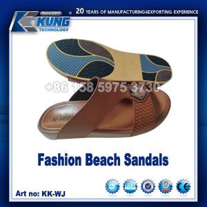 Quality ODM Multipurpose Leather Men Sandals , Wear Resistant PU Sandals For Men for sale