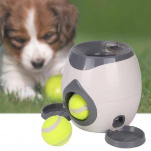 China Camping Rubber Automatic Tennis Ball Launcher For Dogs 18*18.5cm Interactive Dog Toys on sale