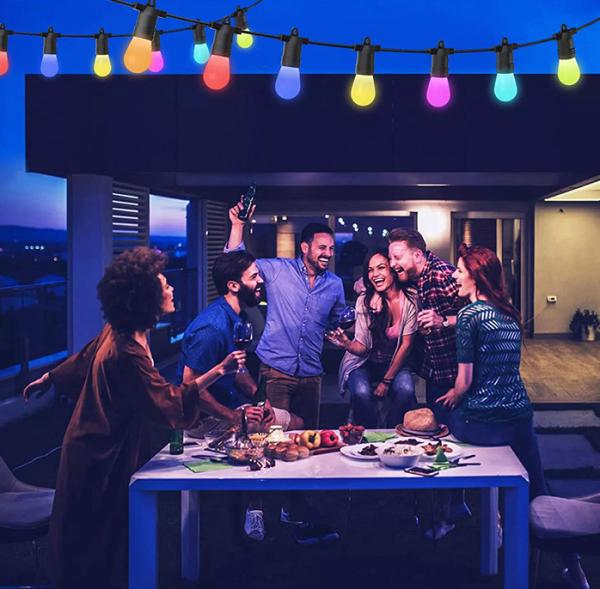 Buy 2700K Christmas RGB String Light Voice Control Stable Practical at wholesale prices