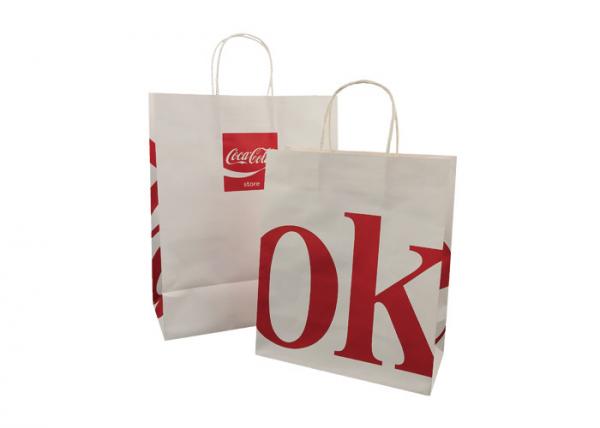 Buy Unique Sustainable Personalised Paper Bags / Custom Printed Grocery Bags at wholesale prices