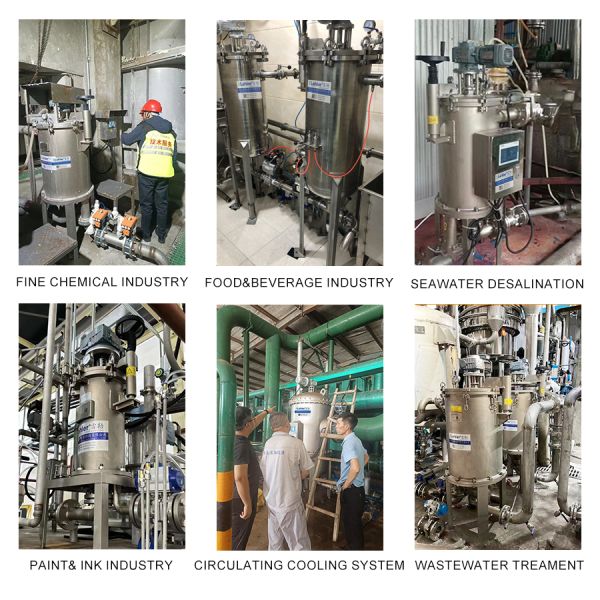 EX Proof Self Cleaning Automatic Back Washing Filters For Chemical Industry Oil Beverage Liquid Purification