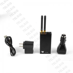 Anti Tracking Pocket Cell Phone Jammer , Car Gps Blocker With Cigar Lighter Charger