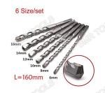 BMR TOOLS High performance Concrete Drill Bit with orginal YG8 Tips in SDS Plus