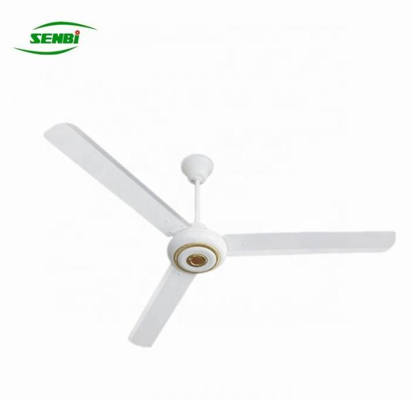 Buy 1400mm Modern Solar DC Ceiling Fan 12v Home Appliances With 5 Speed Adjustable at wholesale prices