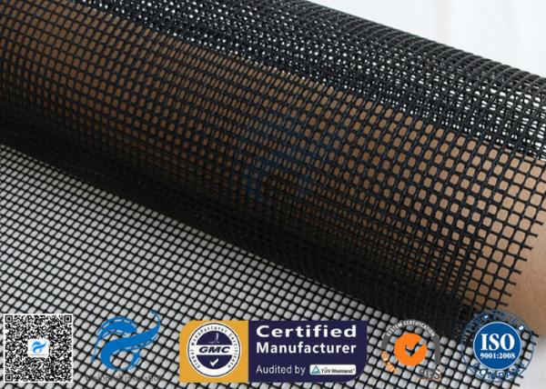 Buy PTFE Coated Fiberglass Mesh Fabric 580GSM 4X4MM Industrial Dryer Conveyor Belt at wholesale prices