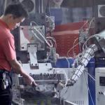 Double Screw Automatic PP Strap Making Machine Plastic Making Machine with 2