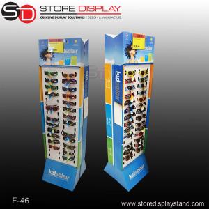 Quality customized 2 sides eyewear display,double sides eyeglasses floor display stand for sale
