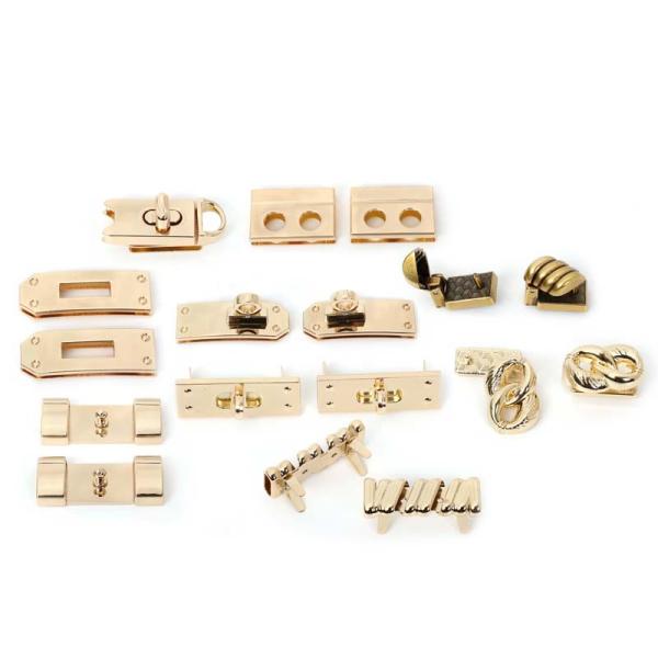 Buy Metal Push Turn Handbag Lock Hardware Scratchproof Customizable at wholesale prices