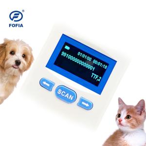 Quality 1000 Records Pet Chip Reader With ROHS Data Storage Dog Microchip Reader for sale