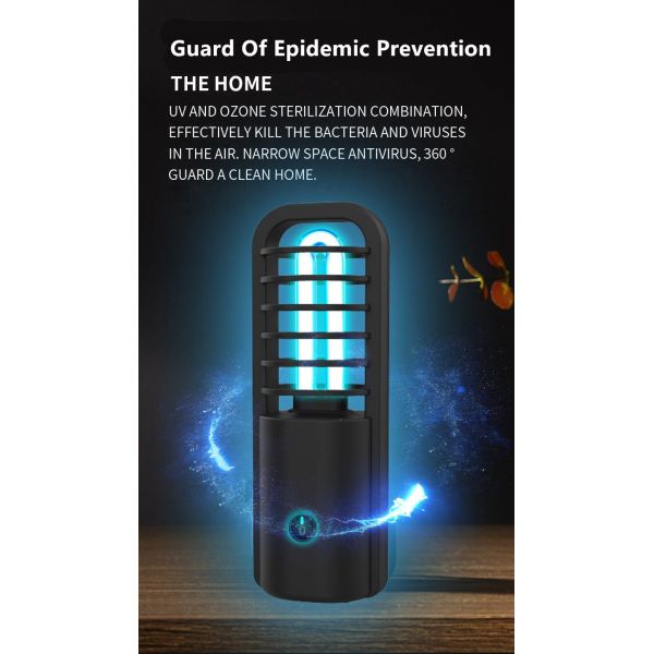 USB Charging UVC LED Lamp 5V 0.5A Sterilizing Wavelength 254nm DL-UGD-2.5W