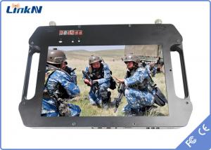 China Handheld COFDM Video Receiver with 10.1 Display Battery Powered AES256 Encryption FHD CVBS H.264 on sale